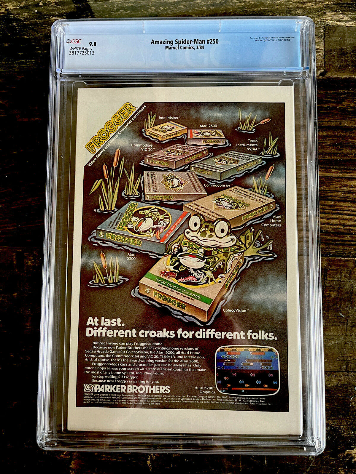 White Pages Newsstand! Amazing Spider-Man #250 CGC 9.8  Hobgoblin Appearance