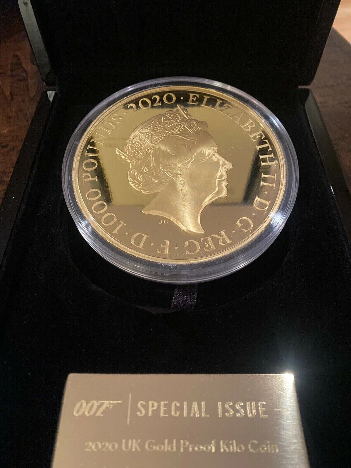 2020 James Bond 007 Gold Proof Kilo Coin - No Time to Die Special Release of 17!