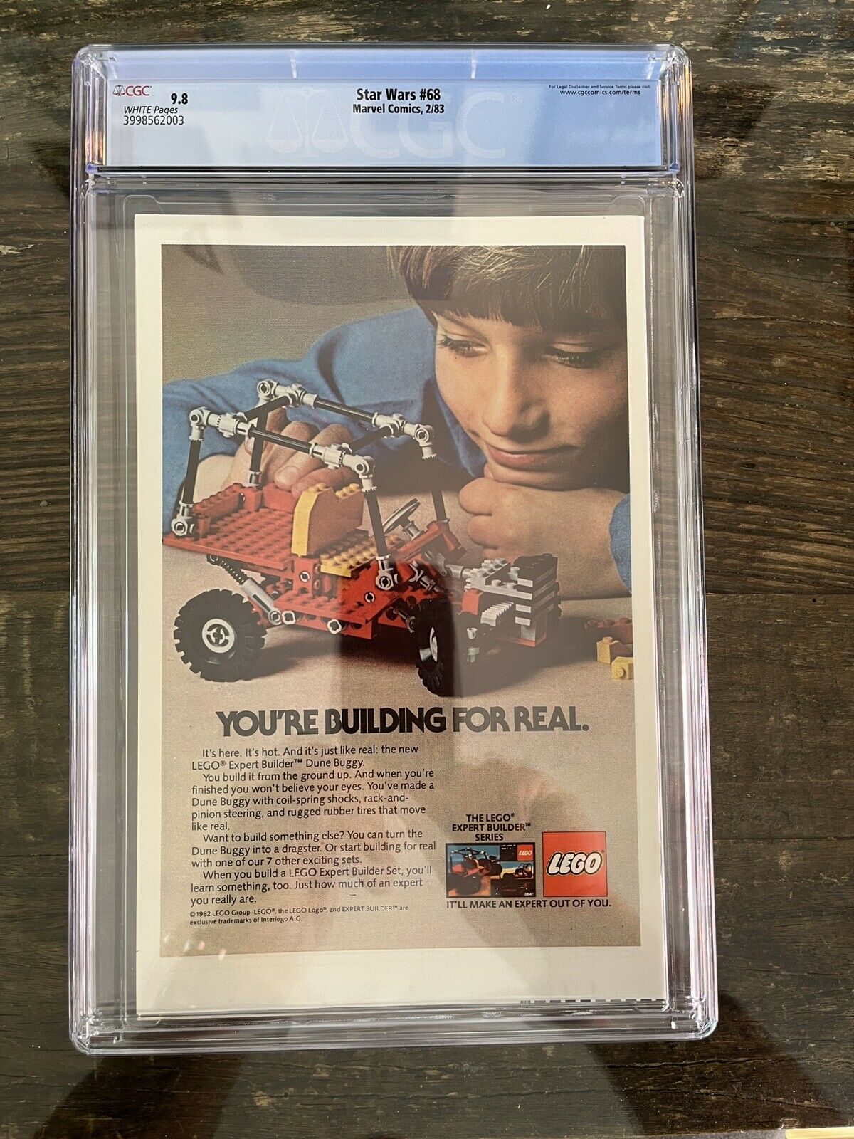 Rare! Star Wars #68 CGC 9.8 White Pages & Newsstand - Boba Fett