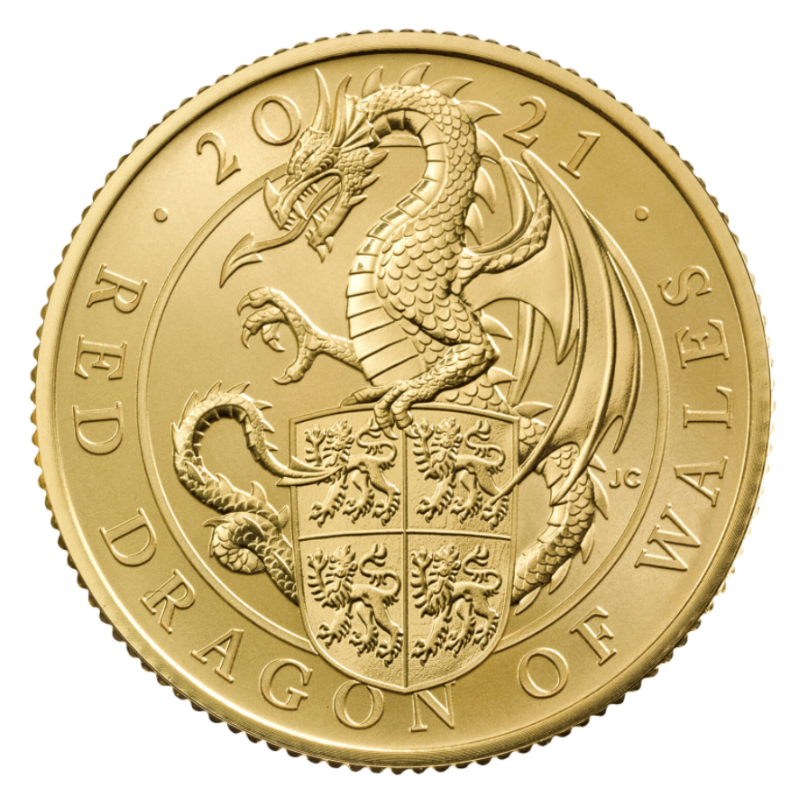 In Stock The Queen’s Beasts 2021 UK Quarter-Ounce Gold Proof Ten-Coin Set & COA