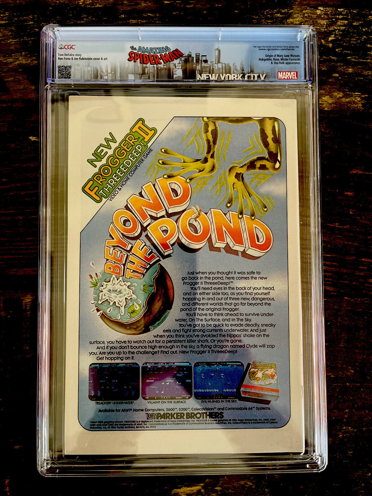 White Pages! Amazing Spider-Man #259 CGC 8.5  Origin of Mary Jane Watson