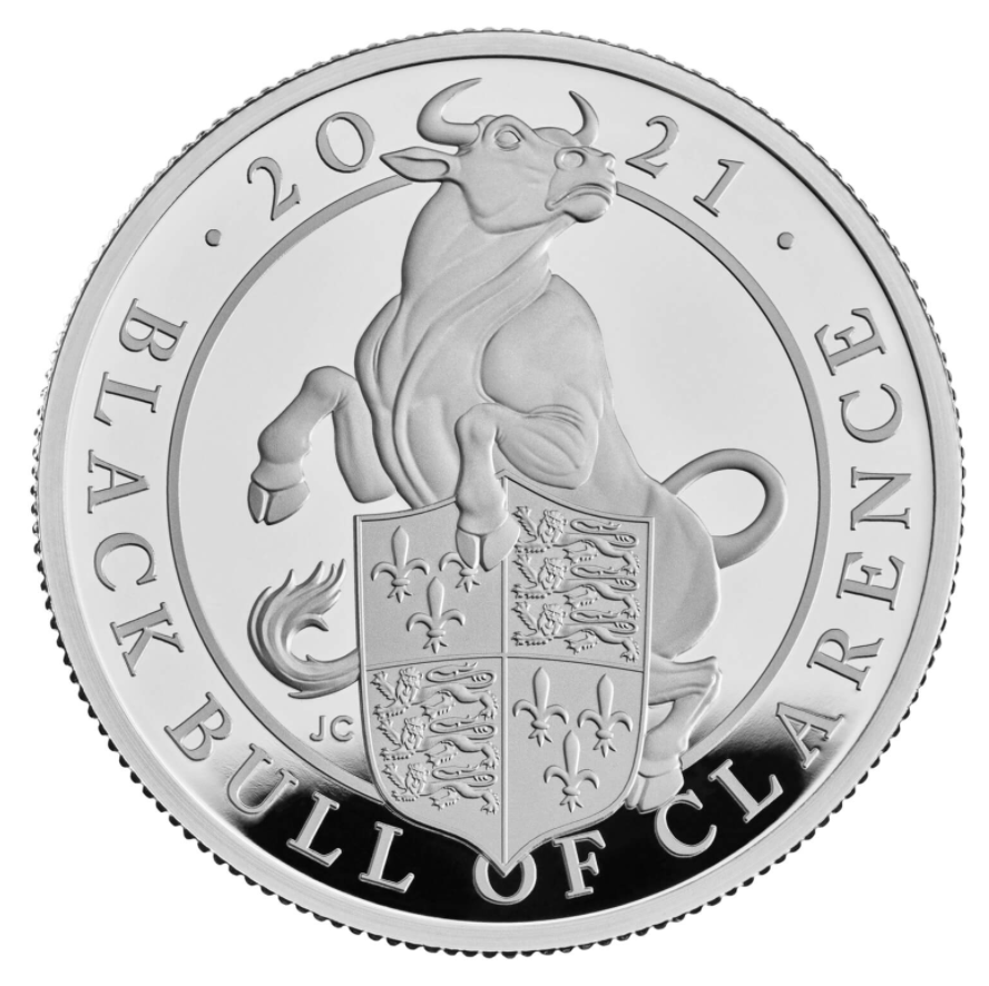 The Queen’s Beasts 2021 UK Two-Ounce Silver Proof Ten-Coin Set