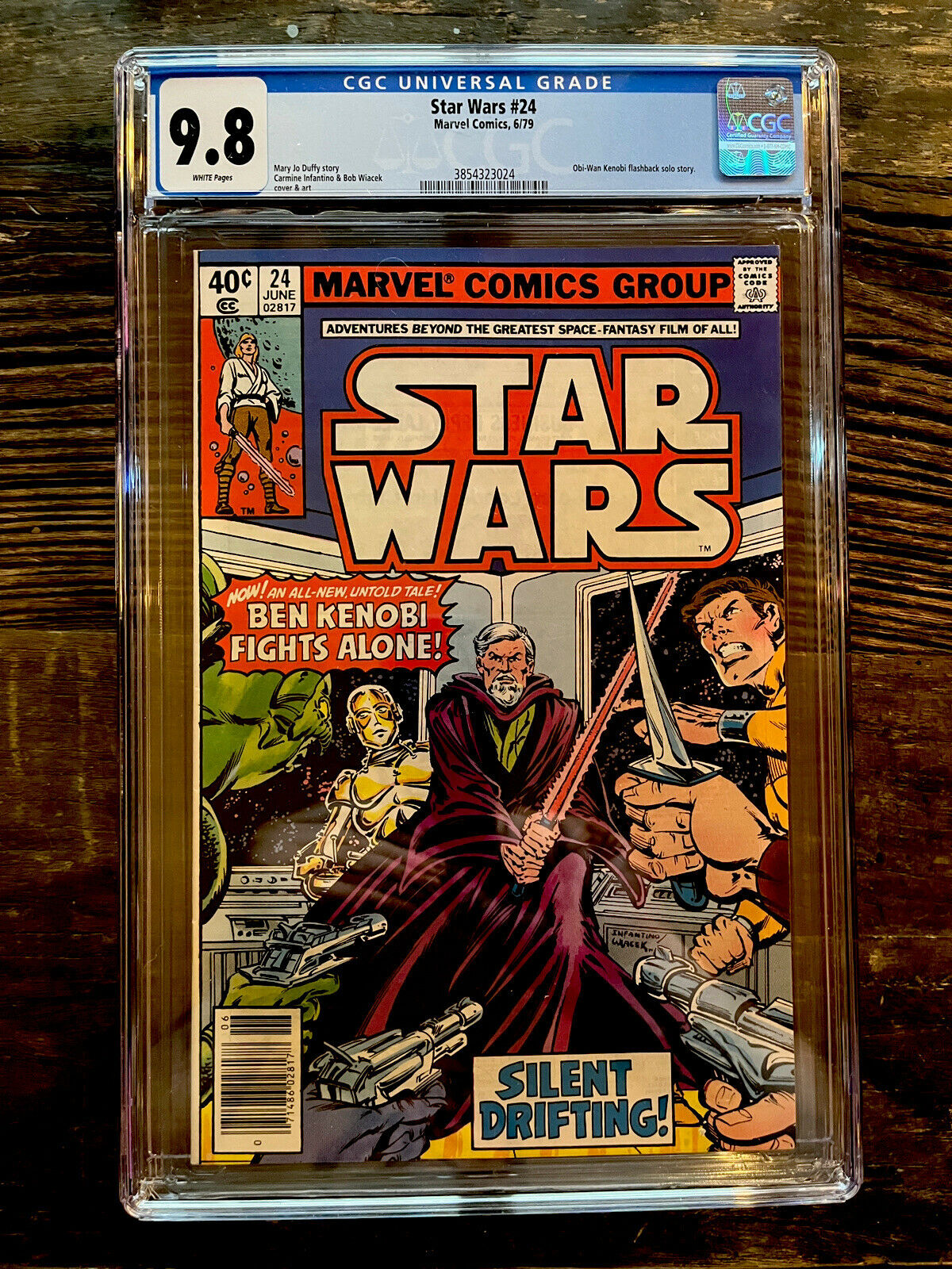 Newsstand! Star Wars #24 CGC 9.8 White Pages - Obi-Wan Kenobi flashback story
