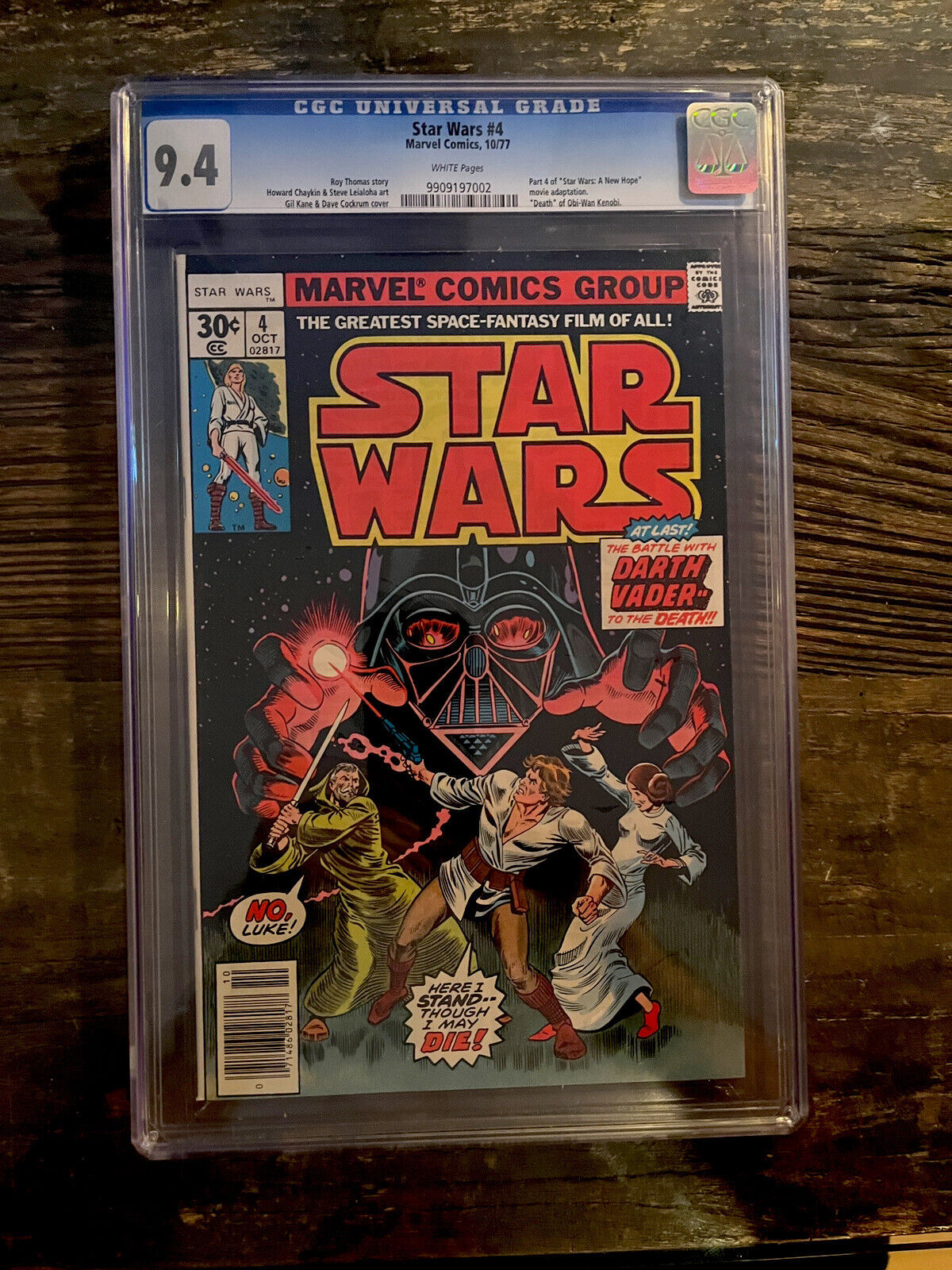 Star Wars #4 CGC 9.4 WP - Death of Obi-Wan Kenobi