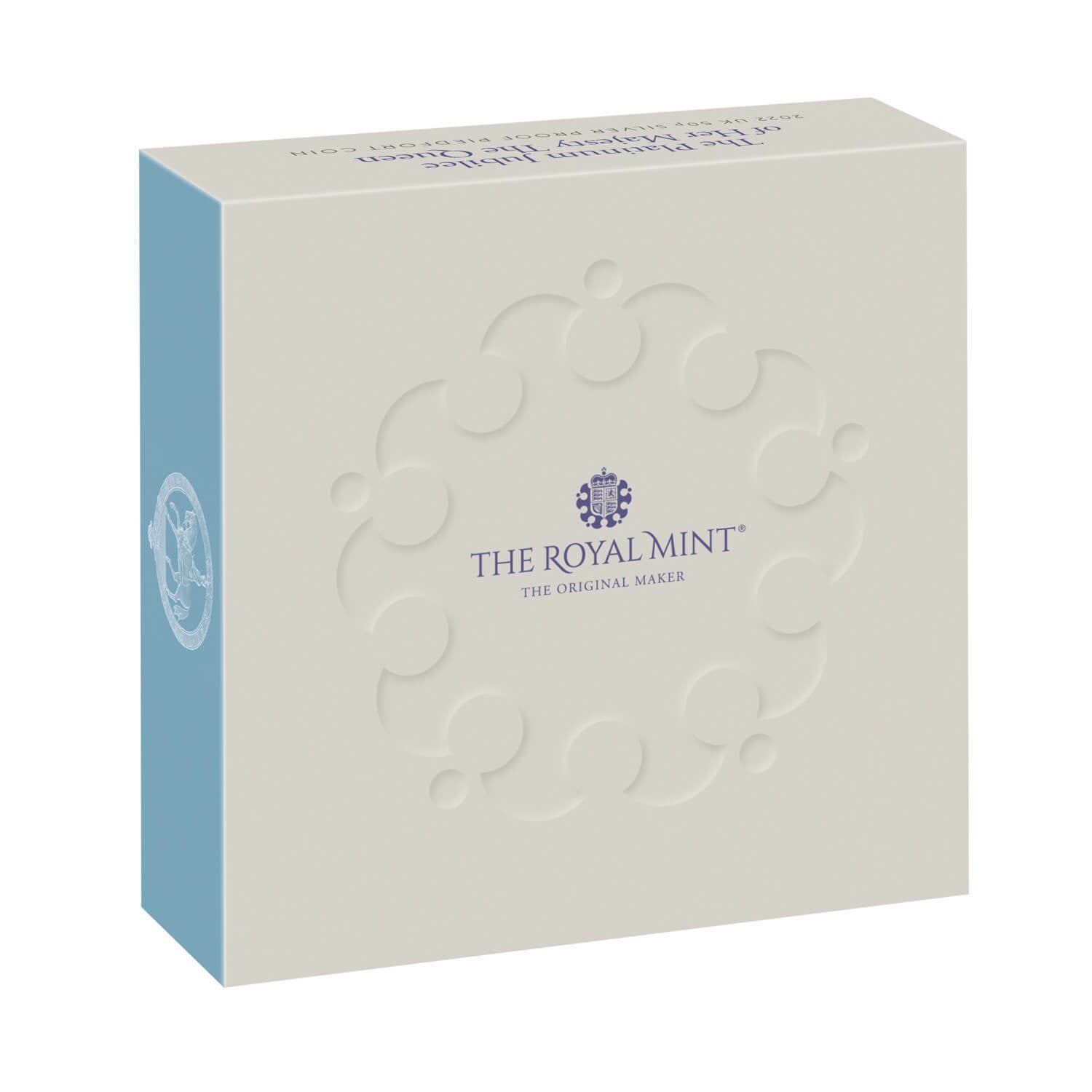 The Platinum Jubilee of Her Majesty The Queen 2022 UK 50p Silver Proof Piedfort