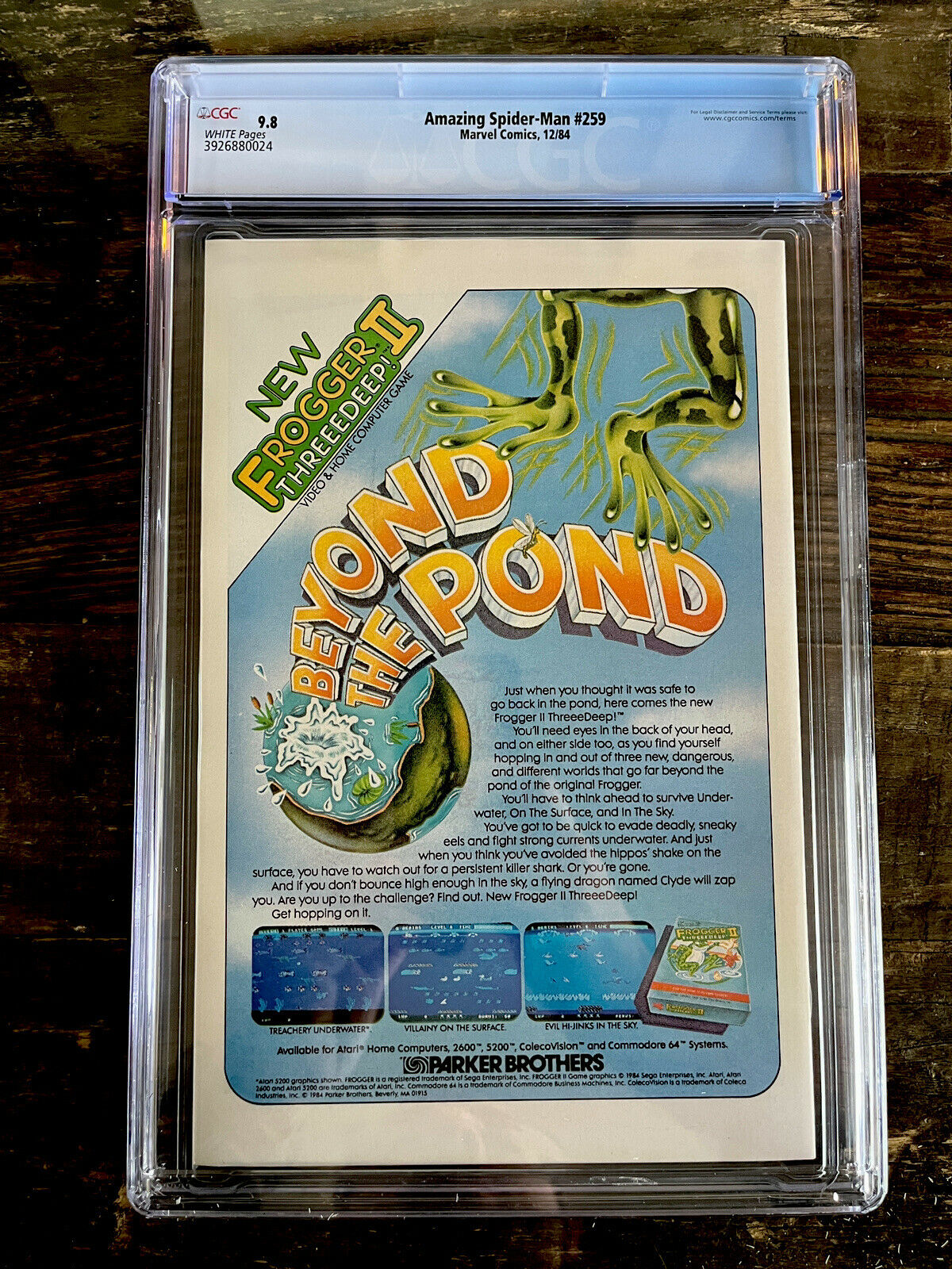 White Pages! Amazing Spider-Man #259 CGC 9.8  Origin of Mary Jane Watson