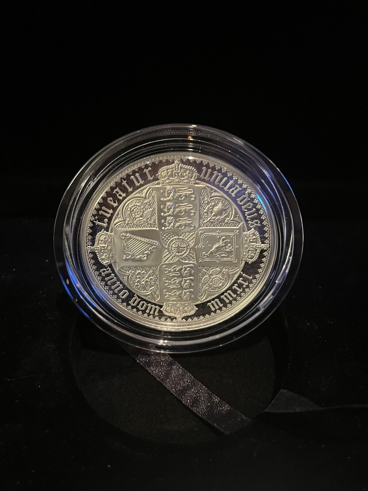 Gothic Crown Quartered Arms 2021 UK 10oz Silver Proof Coin