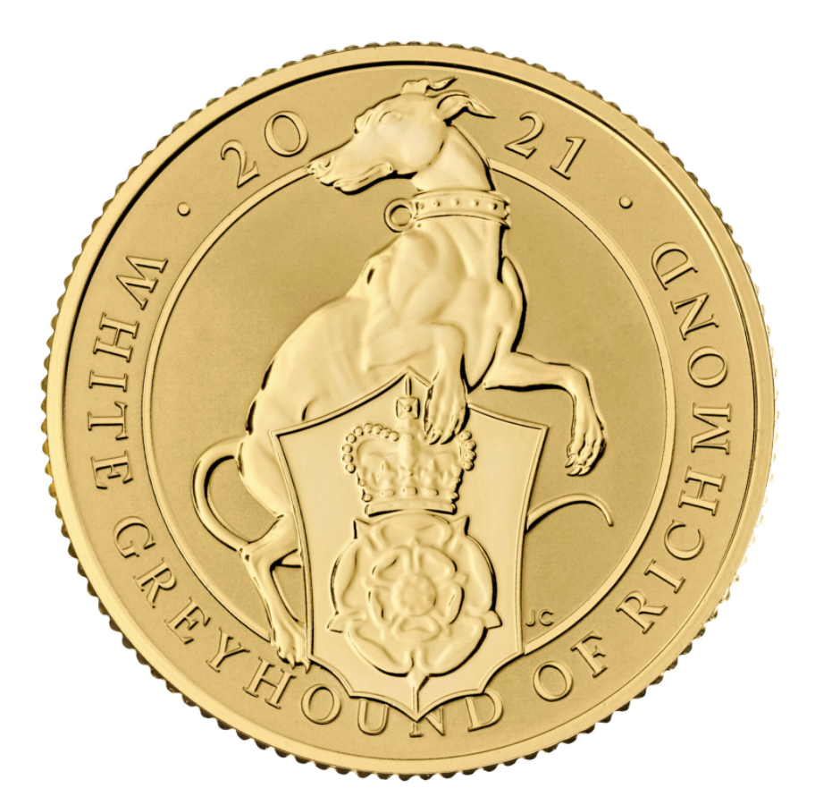 In Stock The Queen’s Beasts 2021 UK Quarter-Ounce Gold Proof Ten-Coin Set & COA