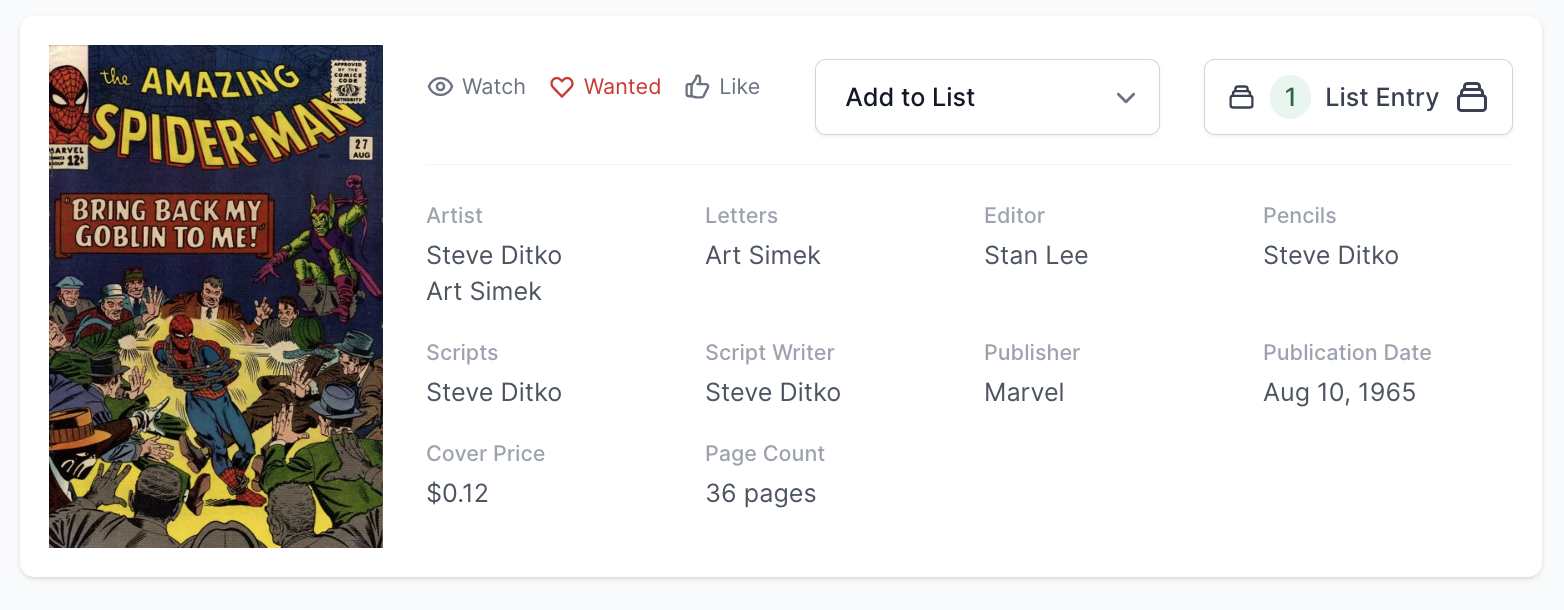 Amazing Spider-Man #27 CGC 6.5 - Green Goblin Apperance