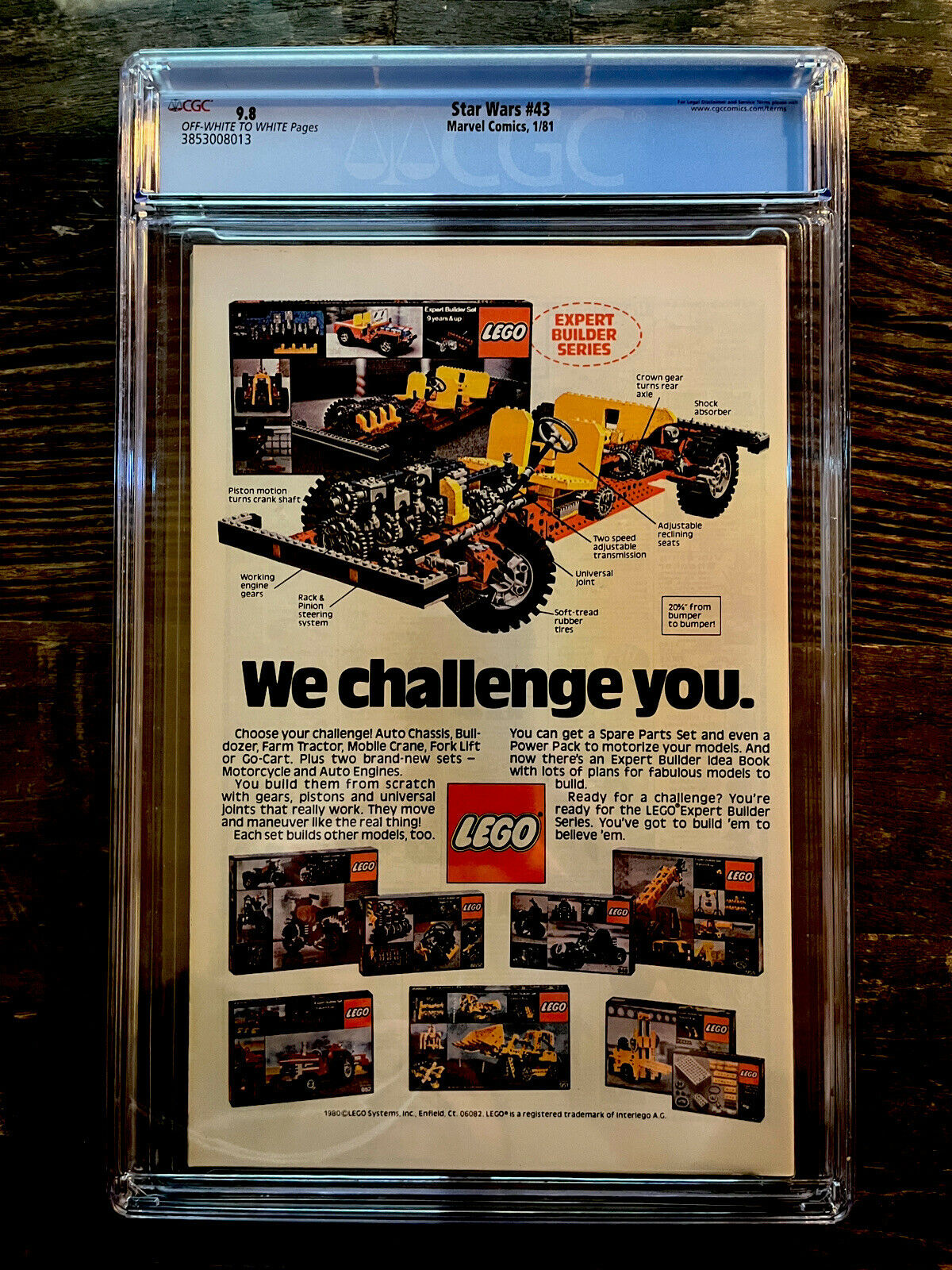 Star Wars #43 CGC 9.8 OWP - 1st Appearance Lando Calrissian