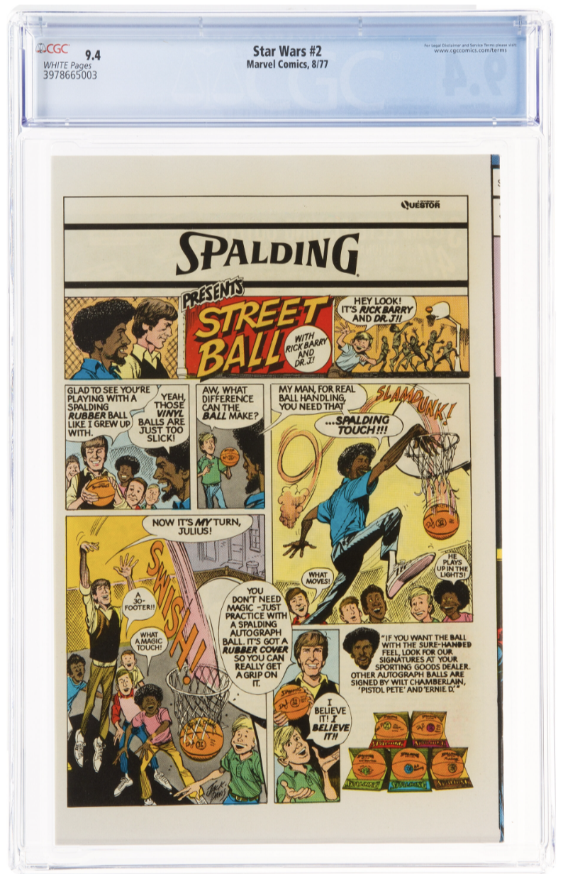 White Pages! Star Wars #2 CGC 9.4 WP - 1st Appearance Obi-Wan Kenobi