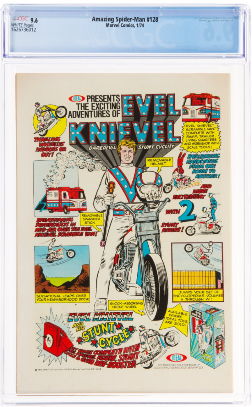 Rare White Pages! Amazing Spider-Man #128 CGC 9.6 - The Vulture