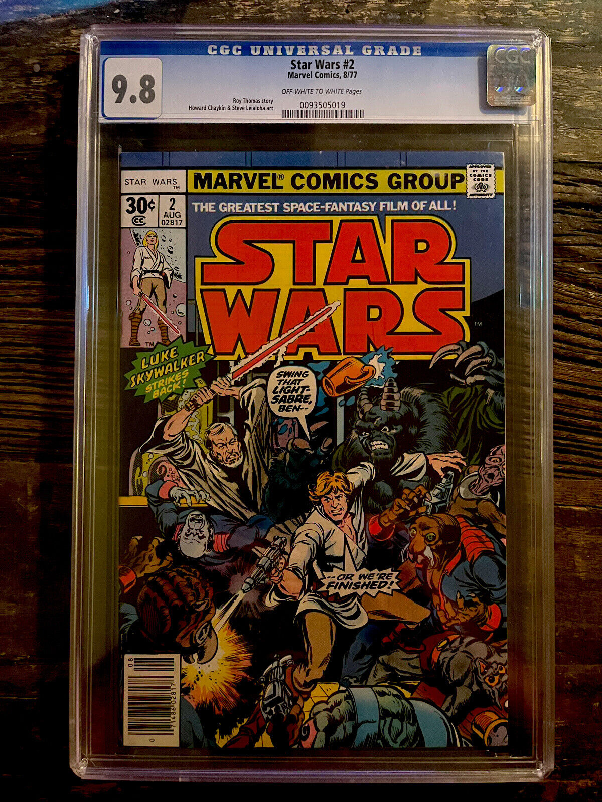 Rare! Star Wars #2 CGC 9.8 WP - 1st Appearance Obi-Wan Kenobi