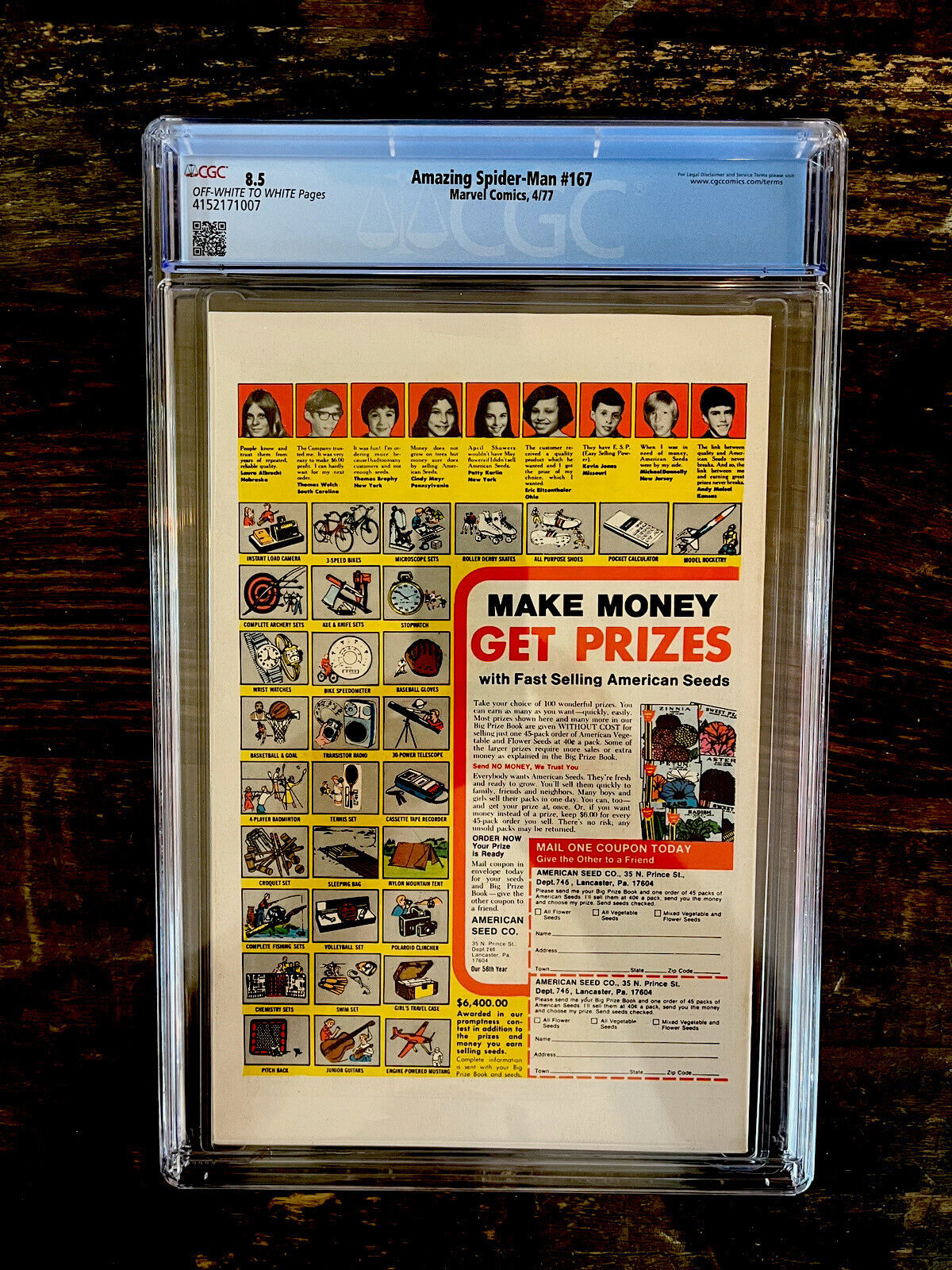 Amazing Spider-Man #167 CGC  8.5  Will O' The Wisp, Silver Slayer