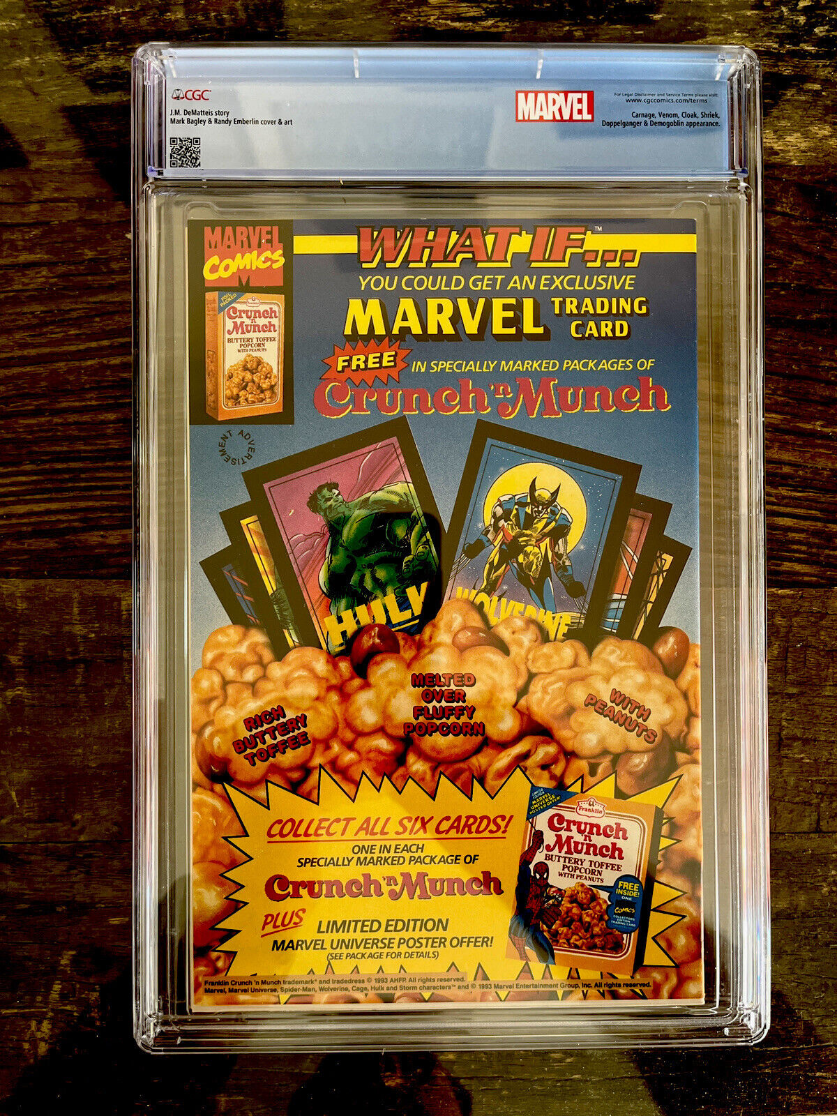 New Custom Venom Label! Amazing Spider-Man #378 CGC 9.6  - Venom & Carnage