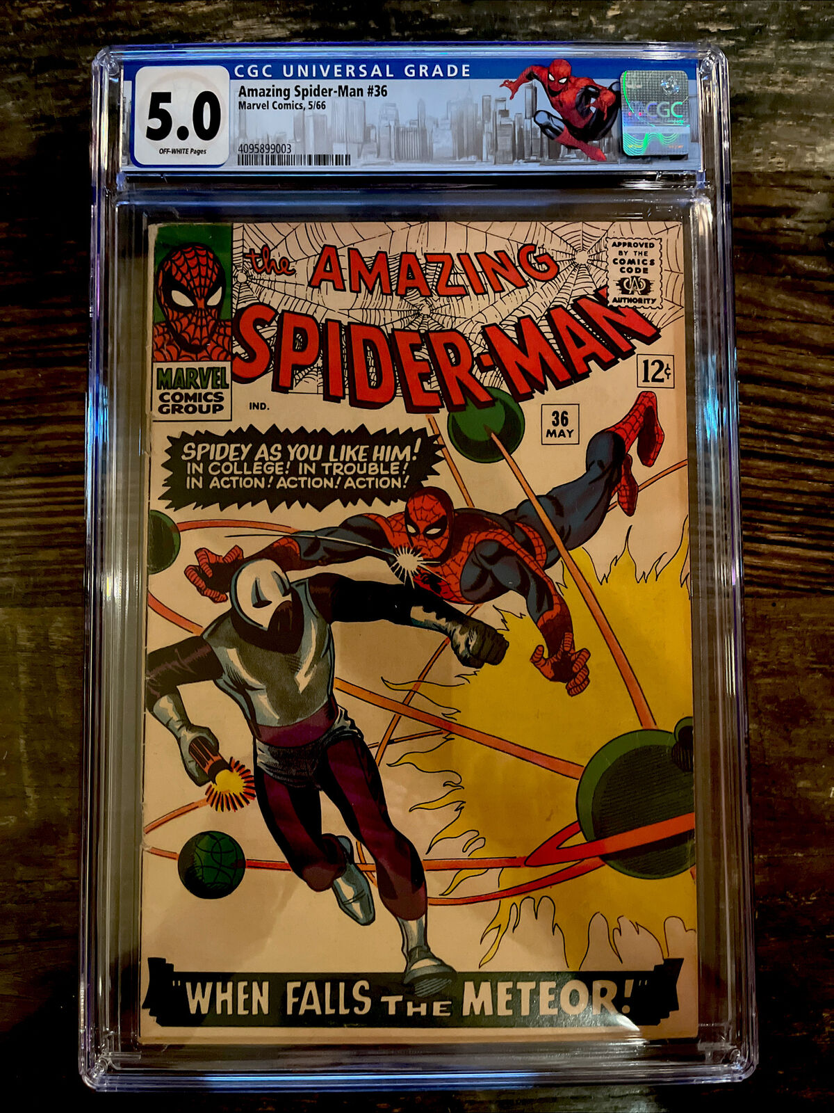 Spider-man Label! Amazing Spider-Man #36 CGC 5.0 - 1st Appearance the Looter