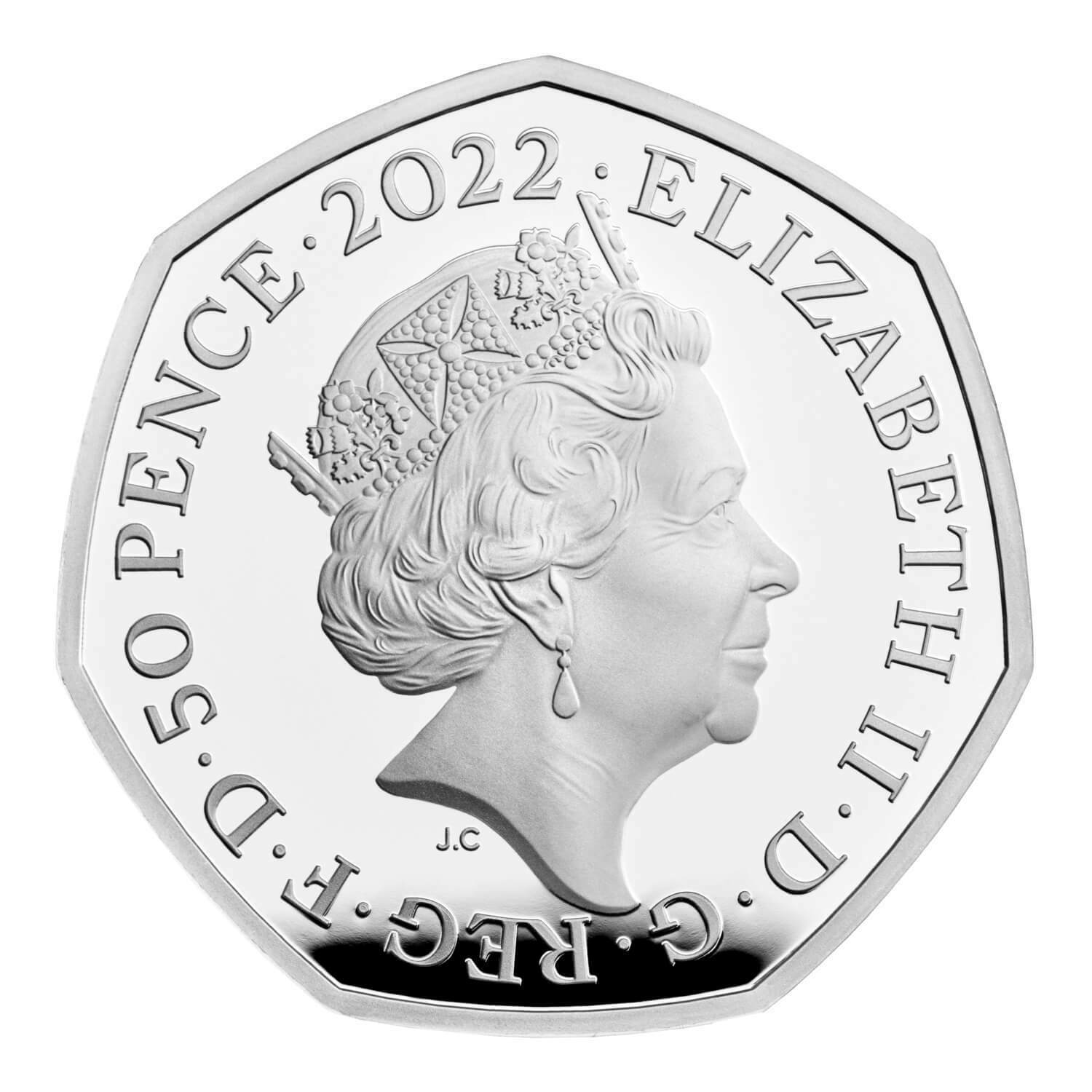 The 2022 Jubilee United Kingdom Silver Proof Piedfort Commemorative Coin Set
