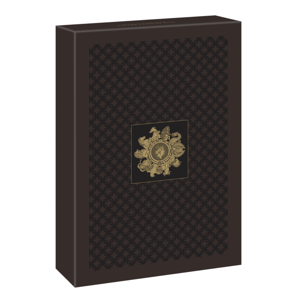 2021 The Queen's Beasts Completer UK 1 Kilo Silver Proof Coin - Only 75 Minted! w/ Box & COA