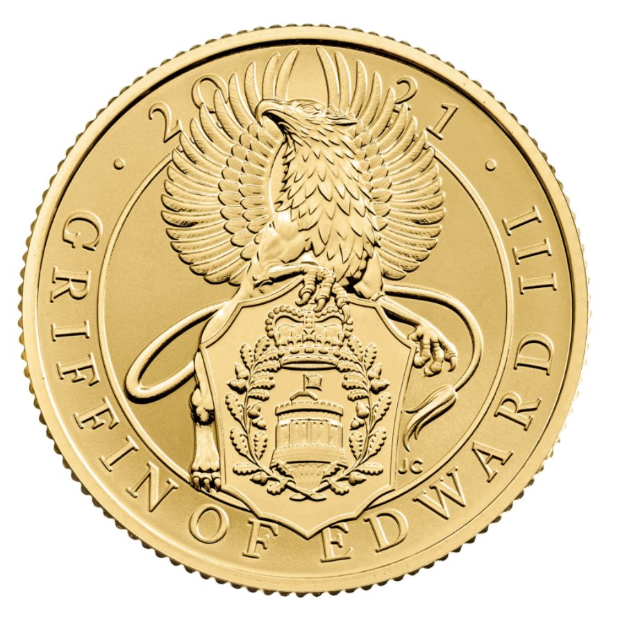 In Stock The Queen’s Beasts 2021 UK Quarter-Ounce Gold Proof Ten-Coin Set & COA