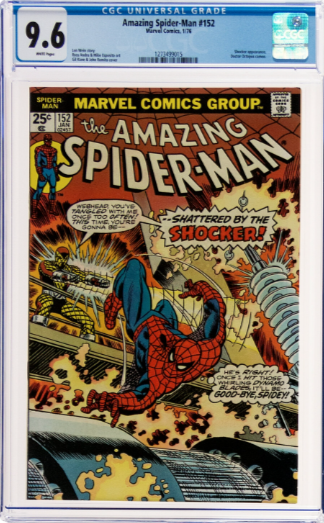White Pages! Amazing Spider-Man #152 CGC 9.6 - Shocker & Doctor Octopus cameos
