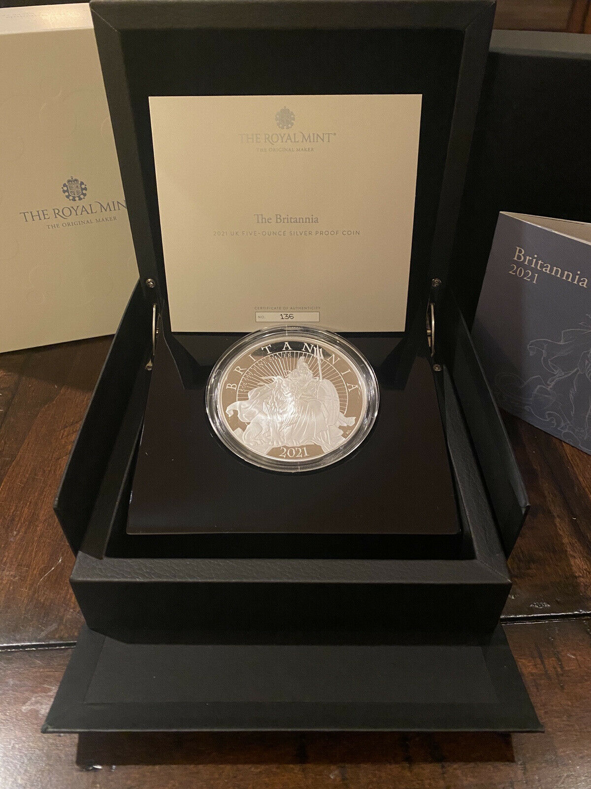 Britannia 2021 UK 5 Oz Silver Proof Coin