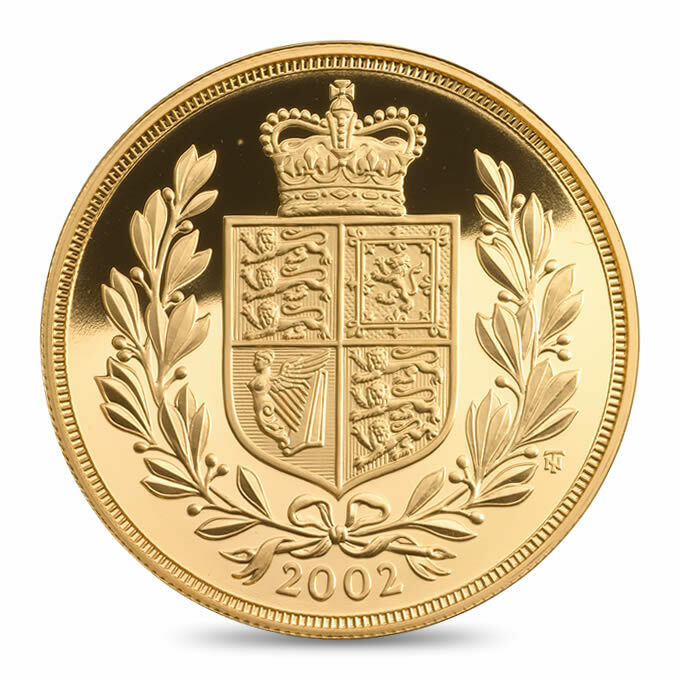 2002 Great Britain 4-Coin Gold Sovereign Proof Set