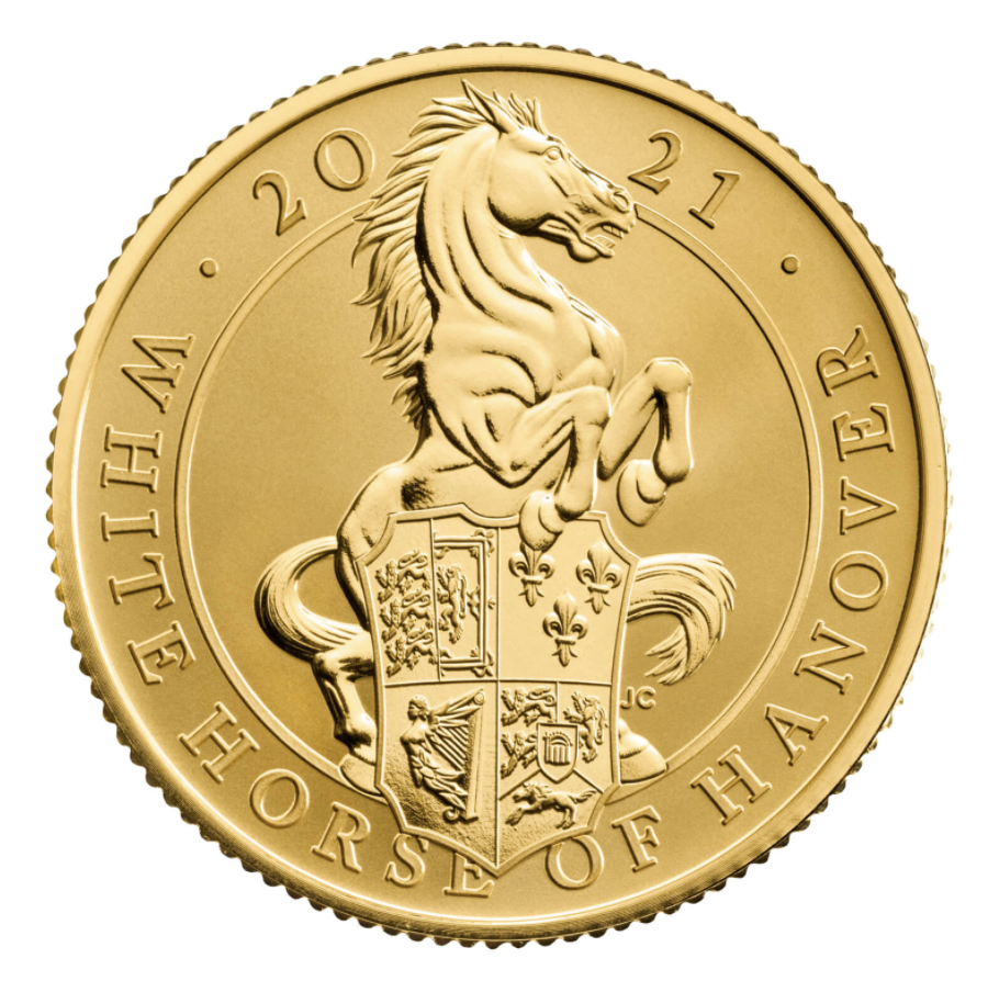 In Stock The Queen’s Beasts 2021 UK Quarter-Ounce Gold Proof Ten-Coin Set & COA