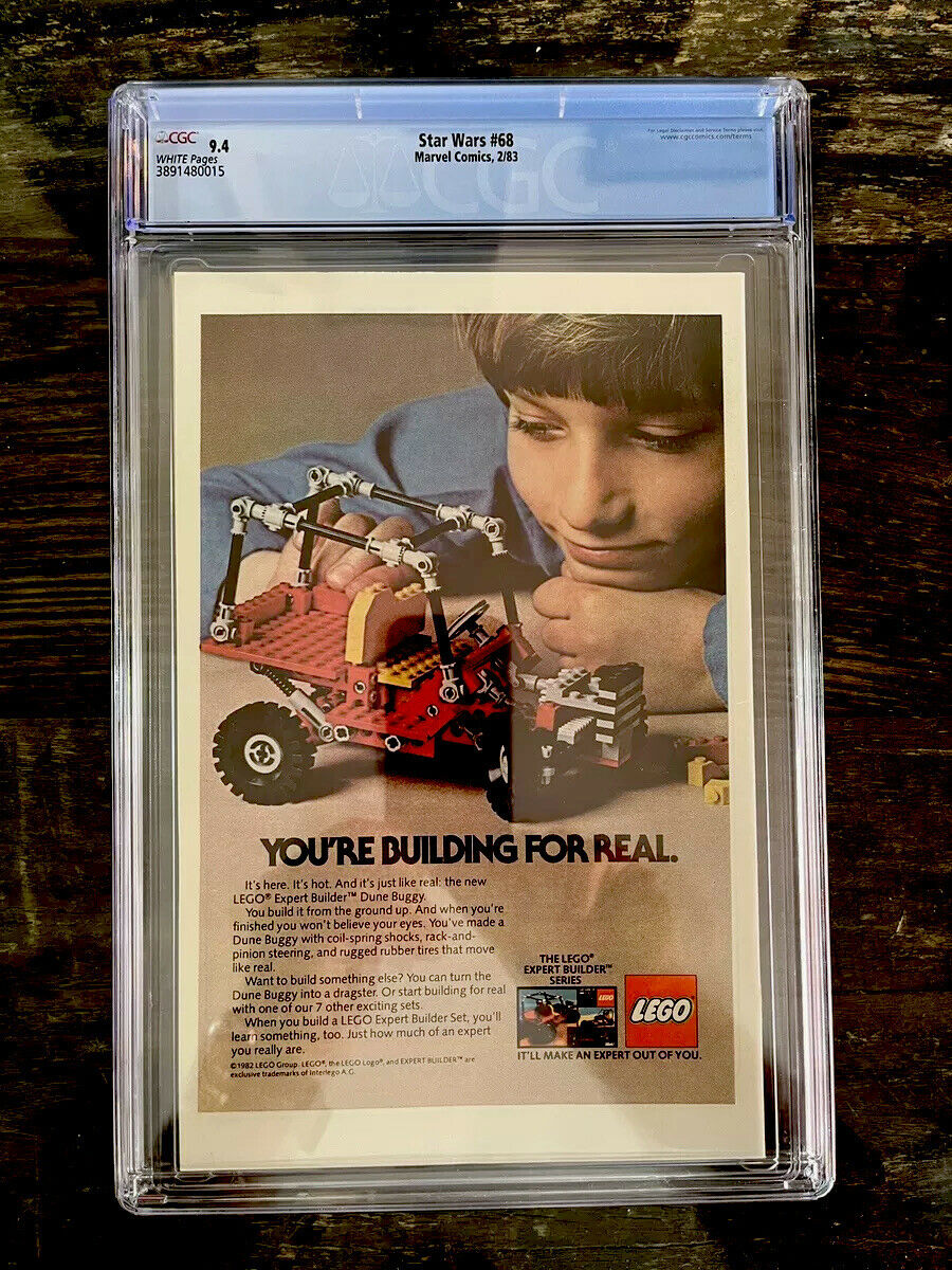 Rare! Star Wars #68 CGC 9.4 White Pages - Boba Fett