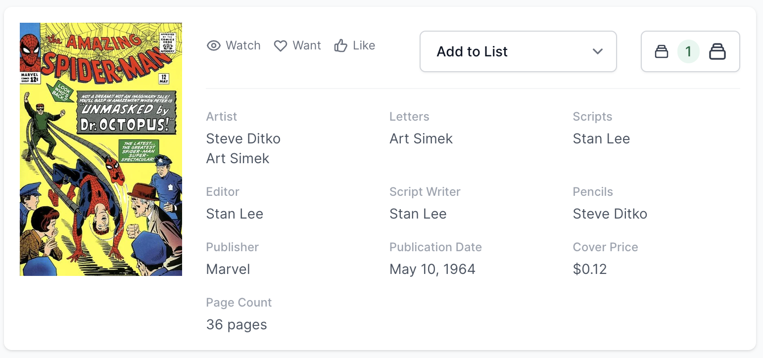 Amazing Spider-Man #12 CGC 4.0 - 3rd Appearance Doctor Octopus!