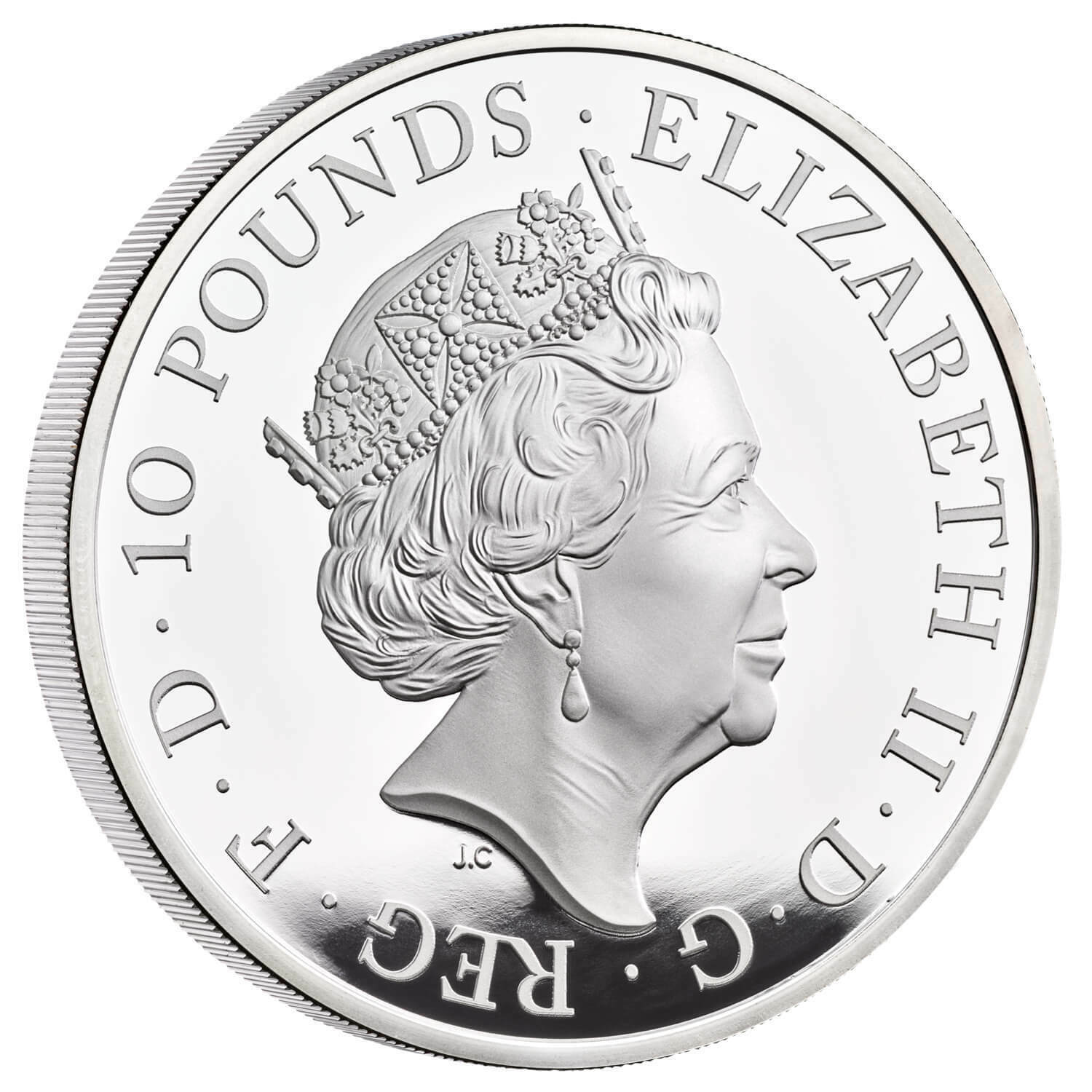 In Stock! - 2022 Great Britain Royal Tudor Beasts Seymour Panther 5 oz Silver