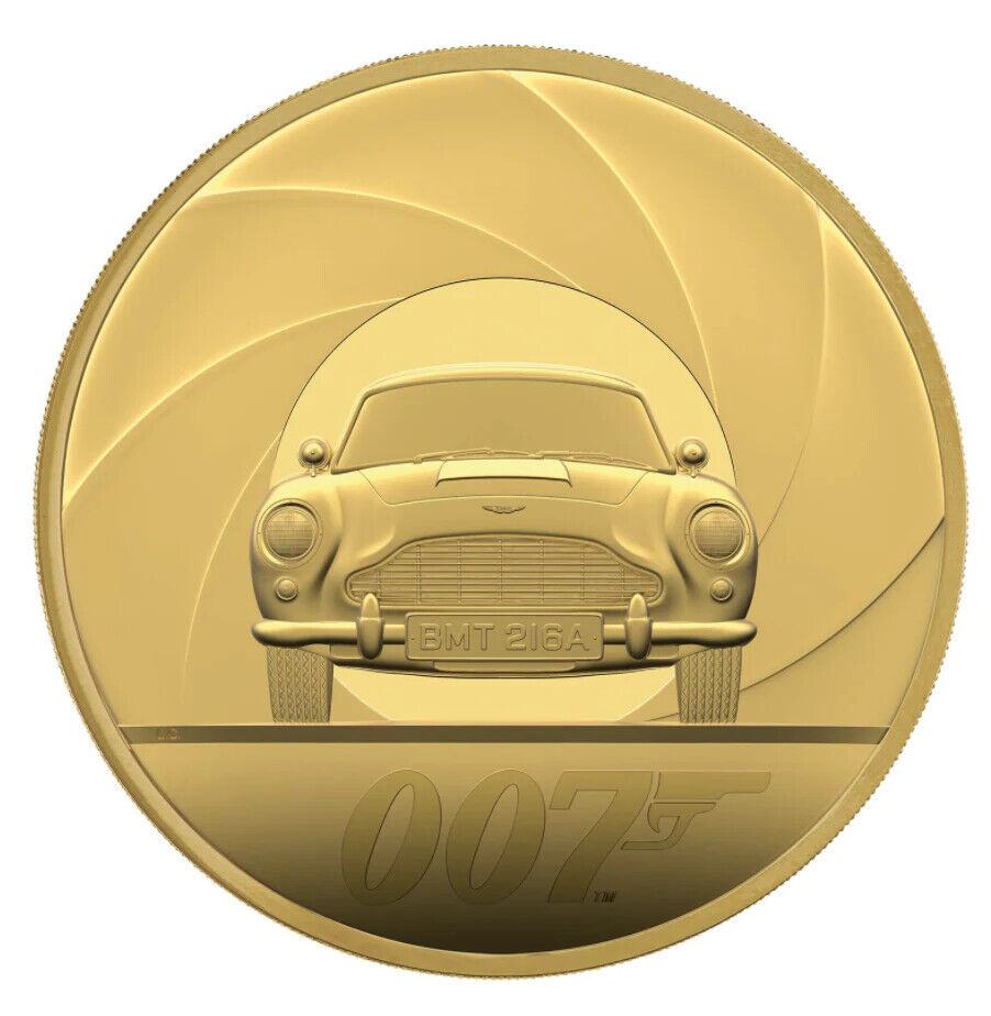 2020 James Bond 007 Gold Proof Kilo Coin - No Time to Die Special Release of 17!