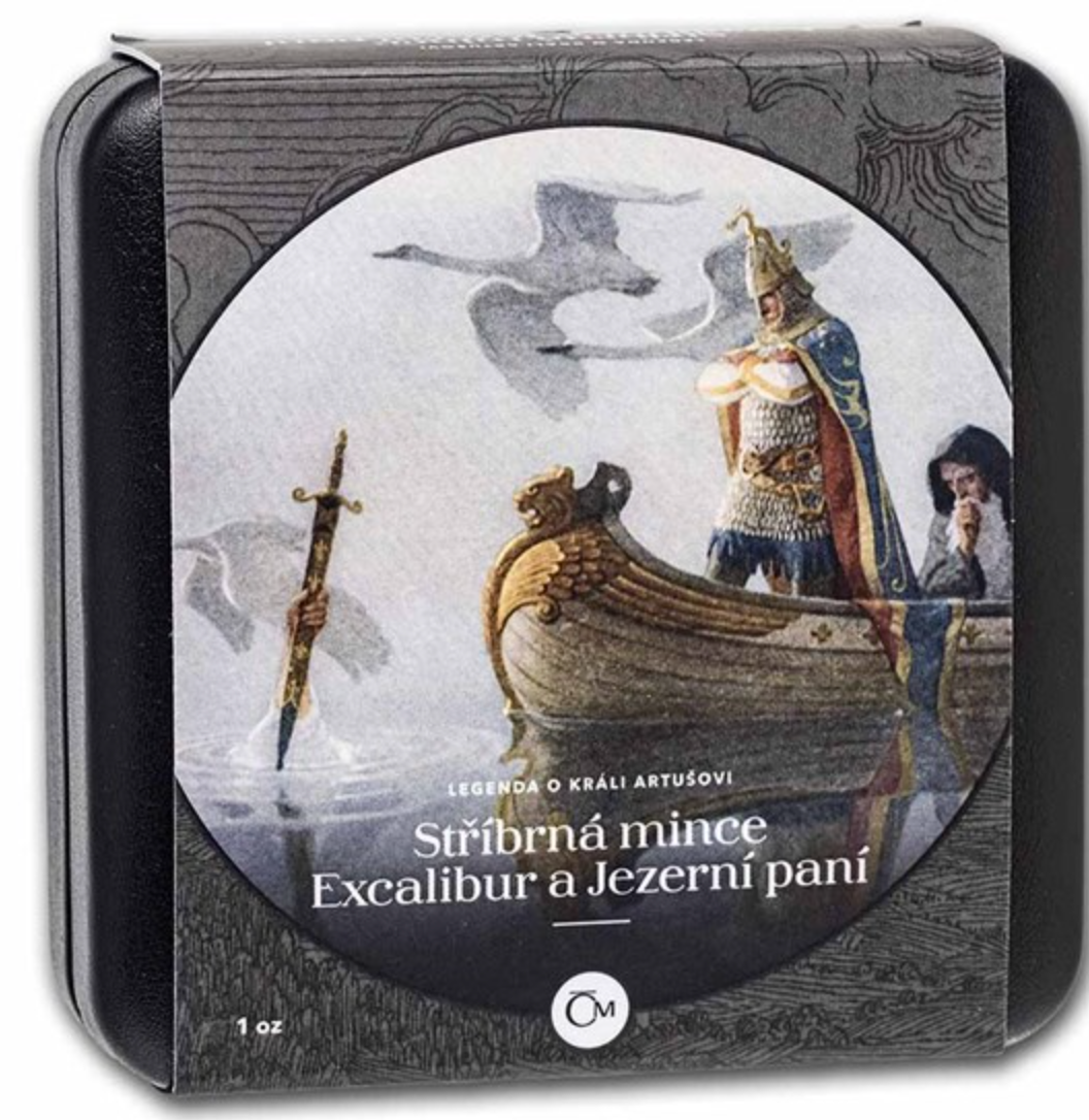 2021 Niue 1 oz Silver The Legend of King Arthur *COMPLETE SET & TIN