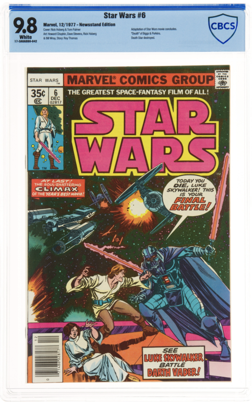 Star Wars #6 CBCS 9.8 WP - Conclusion to original Star Wars Story