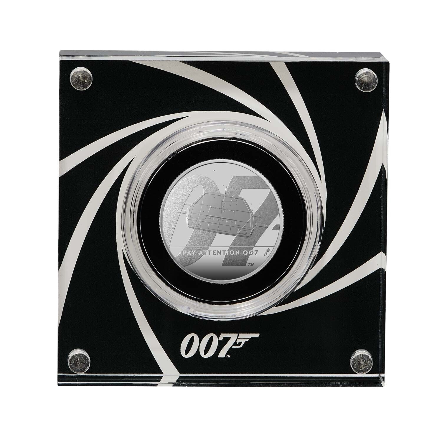 2020 James Bond Half Ounce Silver Proof Coin - Pay Attention - Royal Mint