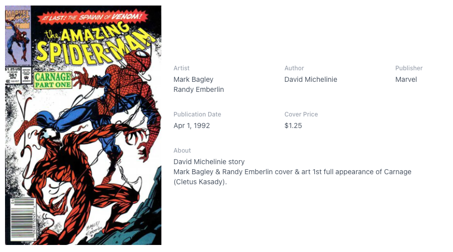 White Pages Newsstand! Amazing Spider-Man #361 CGC 9.4 - 1st Full Appear Carnage