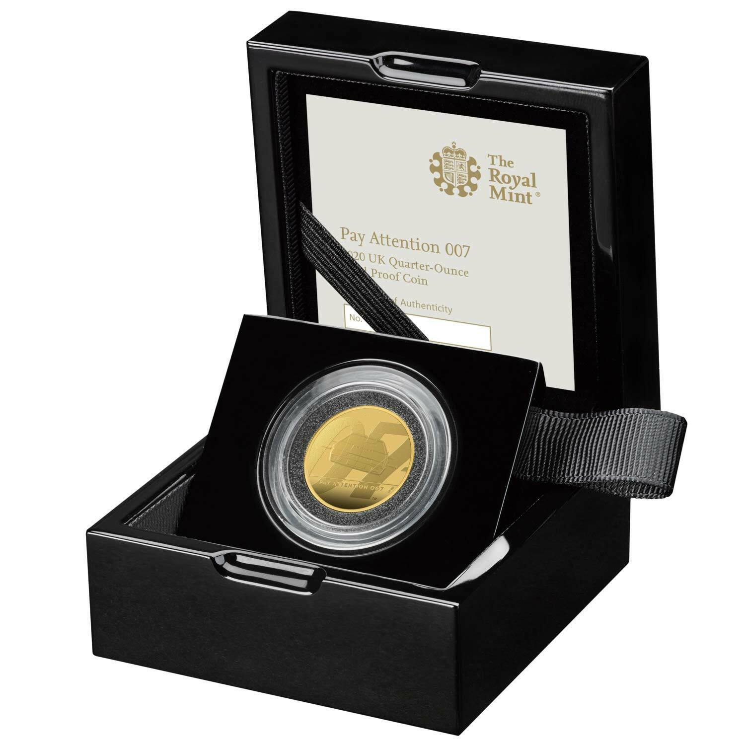 2020 GB 1/4 oz Gold Proof Pay Attention James Bond 007 Coin #2 NGC PF70 UC