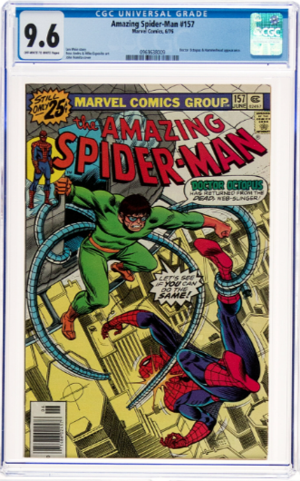 White Pages! Amazing Spider-Man #157 CGC 9.6 - Hammerhead & Doctor Octopus
