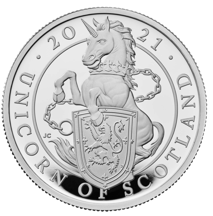 The Queen’s Beasts 2021 UK Two-Ounce Silver Proof Ten-Coin Set