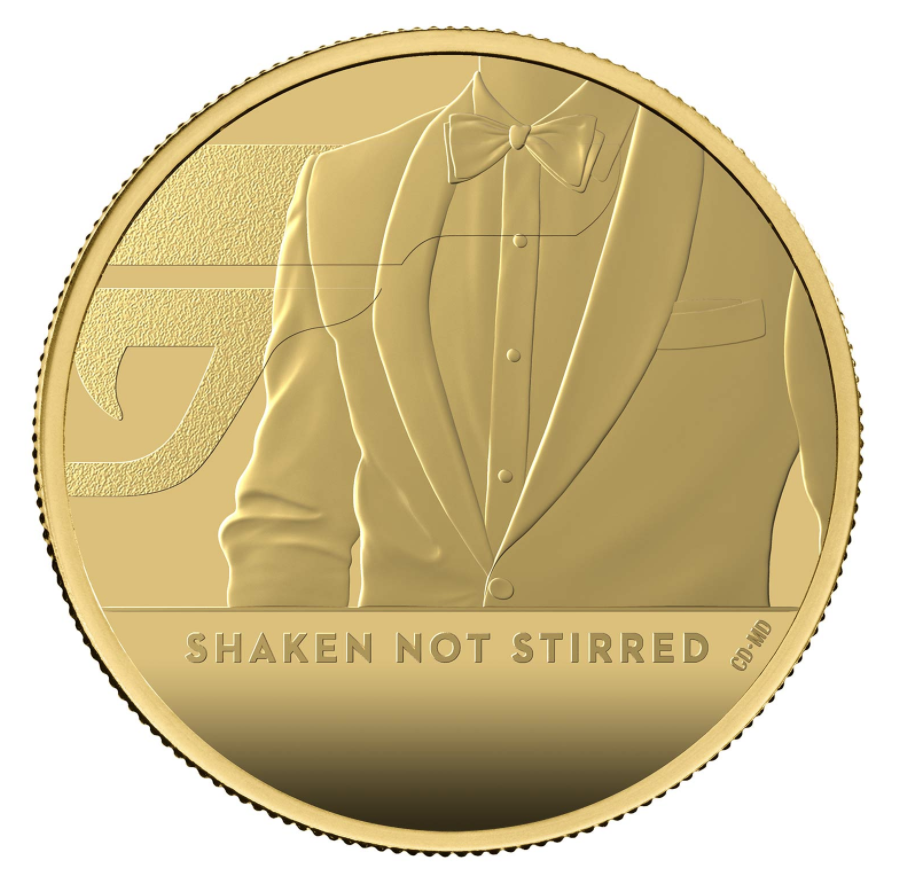 2020 GB 1 oz Gold Proof James Bond Shaken Not Stirred Coin #3 NGC PF69 UC
