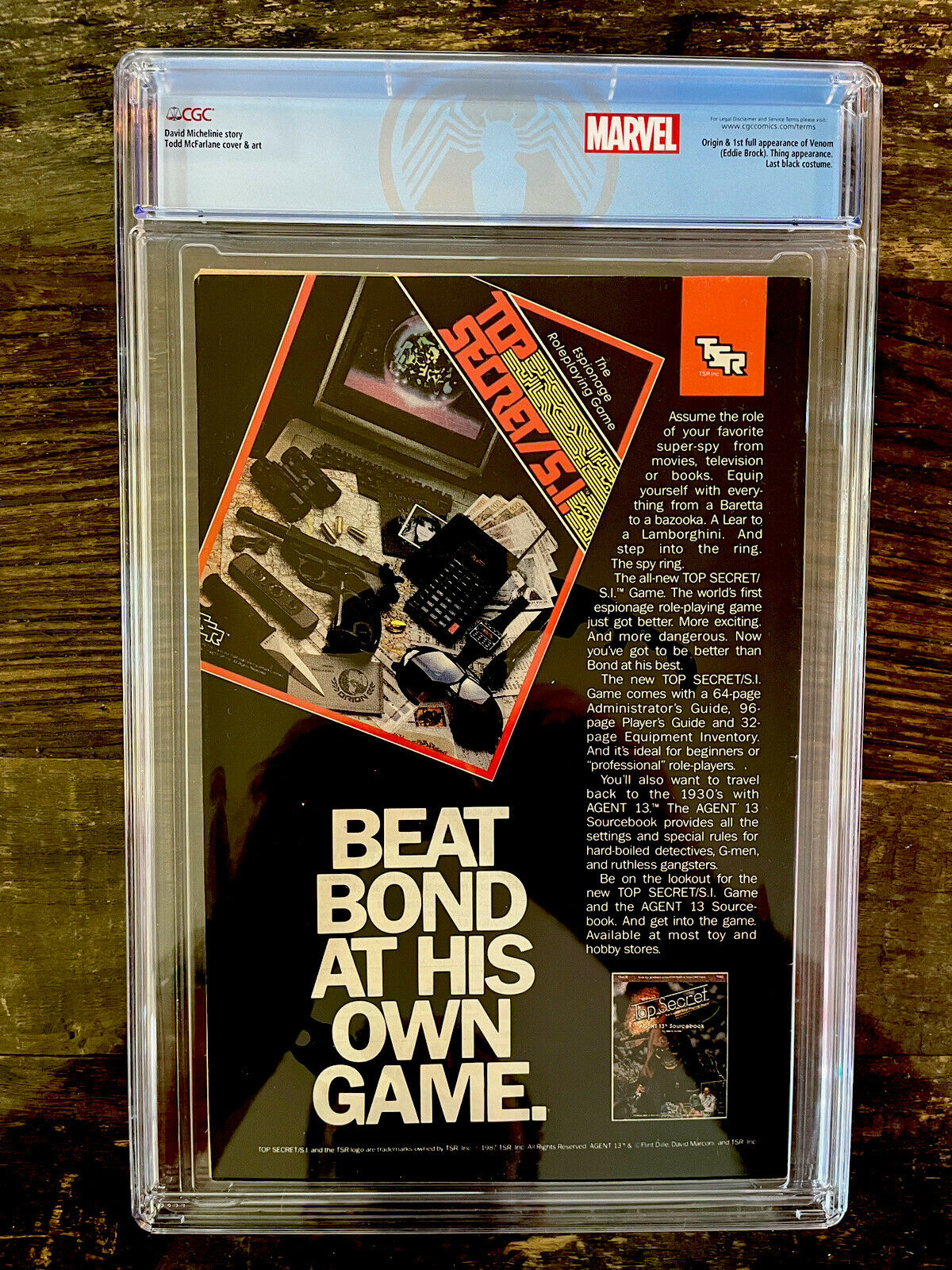 White Pages Newsstand! Amazing Spider-Man #300 CGC 9.0  Venom Origin 1st Full