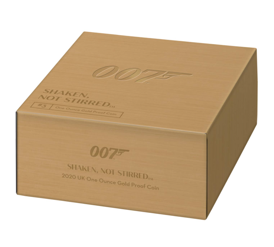2020 Great Britain 1 oz Gold Proof James Bond Coin #3