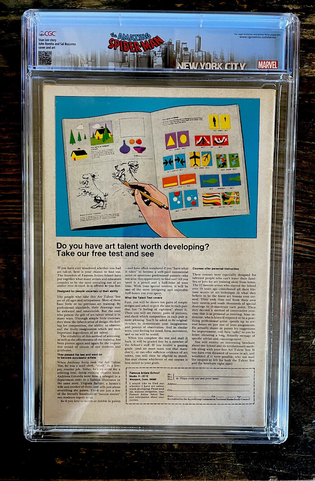 Amazing Spider-Man #95 CGC 6.0 - NYC Label - London