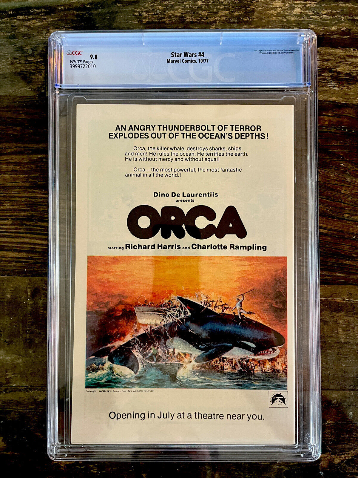 Star Wars #4 CGC 9.8 White Pages - Death of Obi-Wan Kenobi