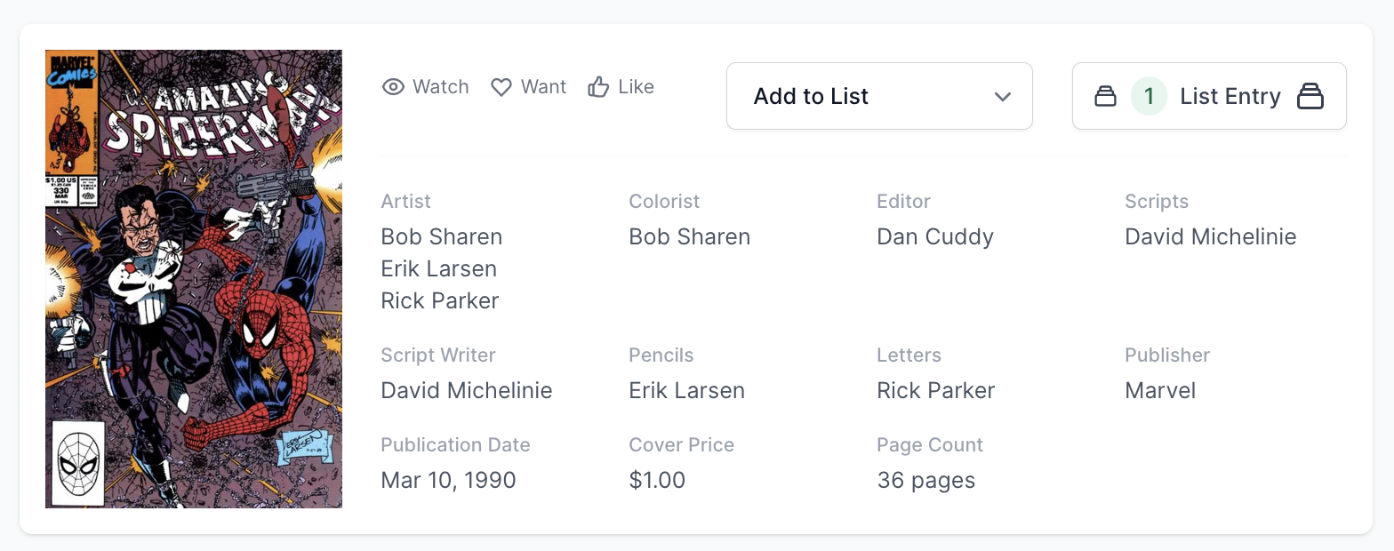 Custom Spider-Man Label - Amazing Spider-Man #330 CGC 9.2 - Punisher Appearance