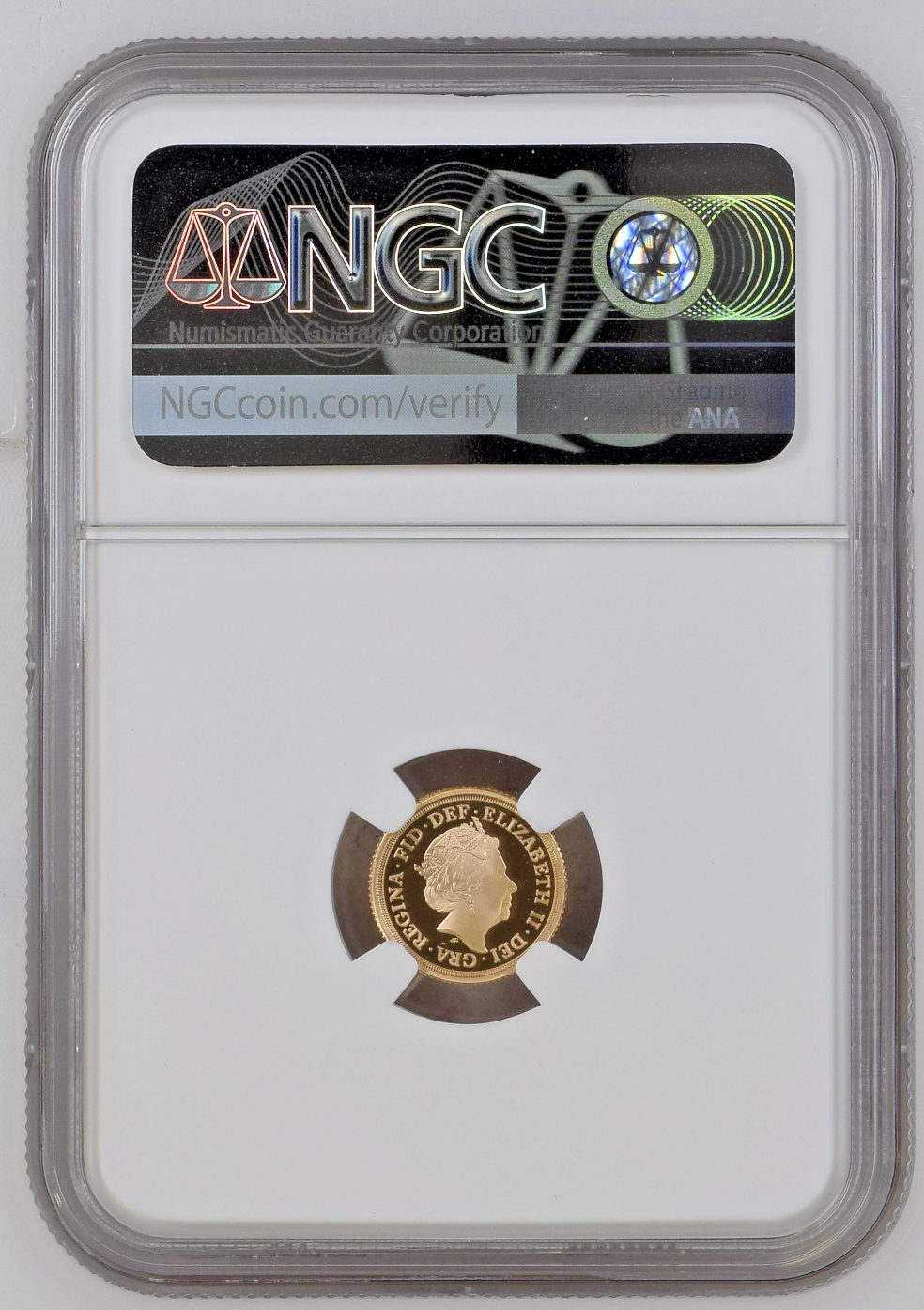 2022 Quarter 1/4 Sovereign Gold Proof Jubilee NGC PF70 Ultra Cameo