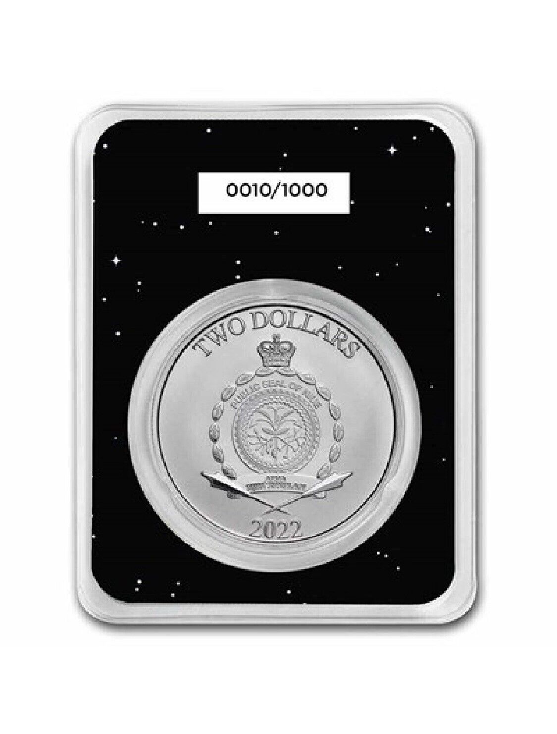 2022 Niue 1oz Silver Grogu Baby Yoda in Serialized  TEP $2 - Limited Edition