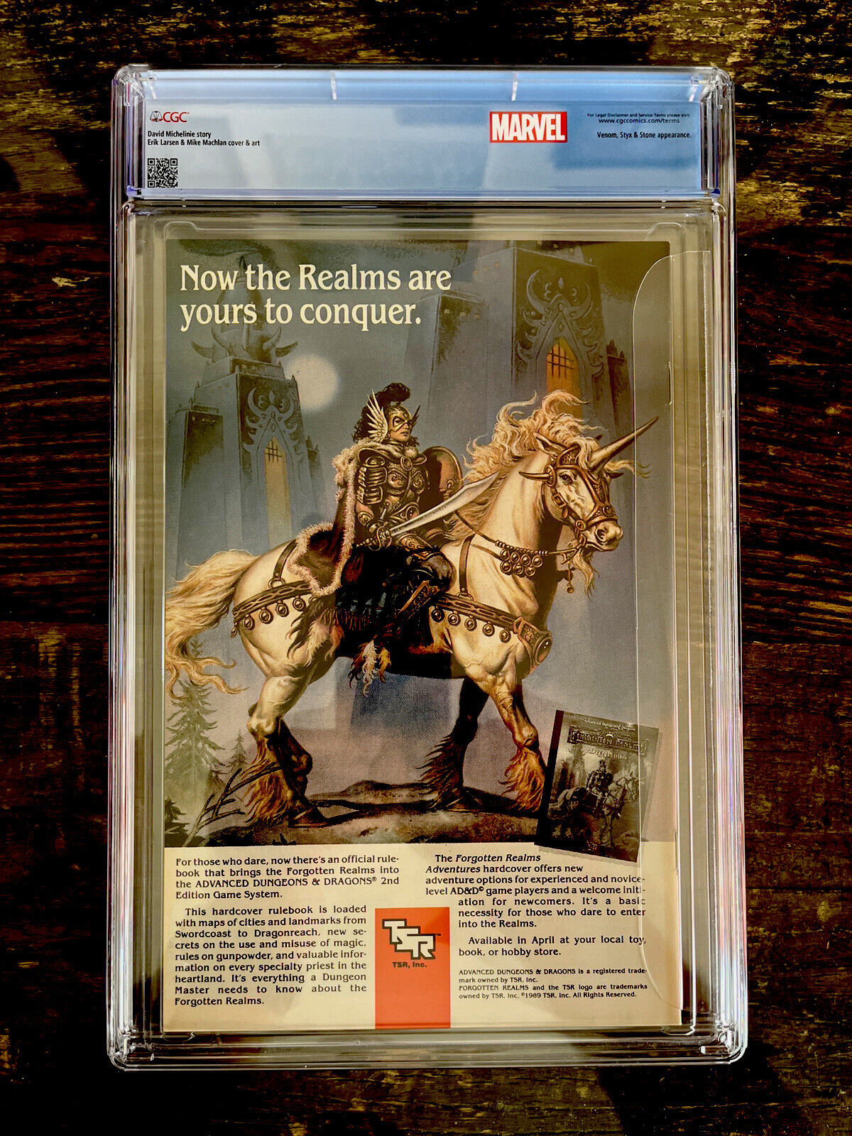 New Custom Venom Label - Amazing Spider-Man #333 CGC 8.5 -  Venom