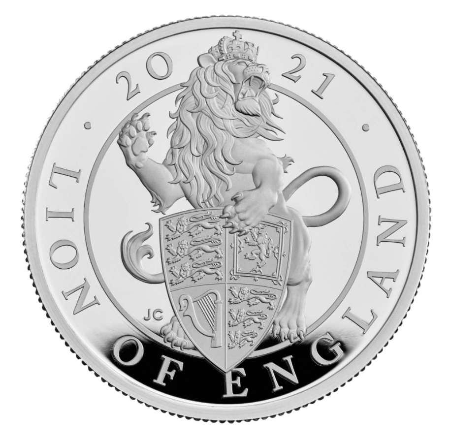 The Queen’s Beasts 2021 UK Two-Ounce Silver Proof Ten-Coin Set