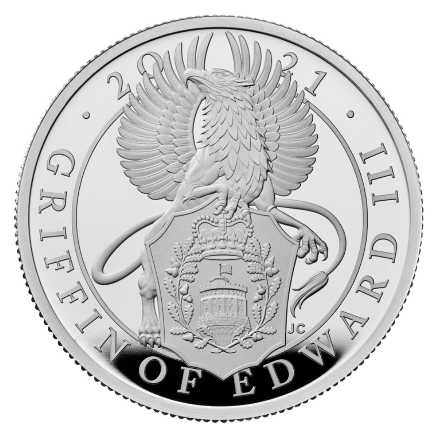 The Queen’s Beasts 2021 UK Two-Ounce Silver Proof Ten-Coin Set