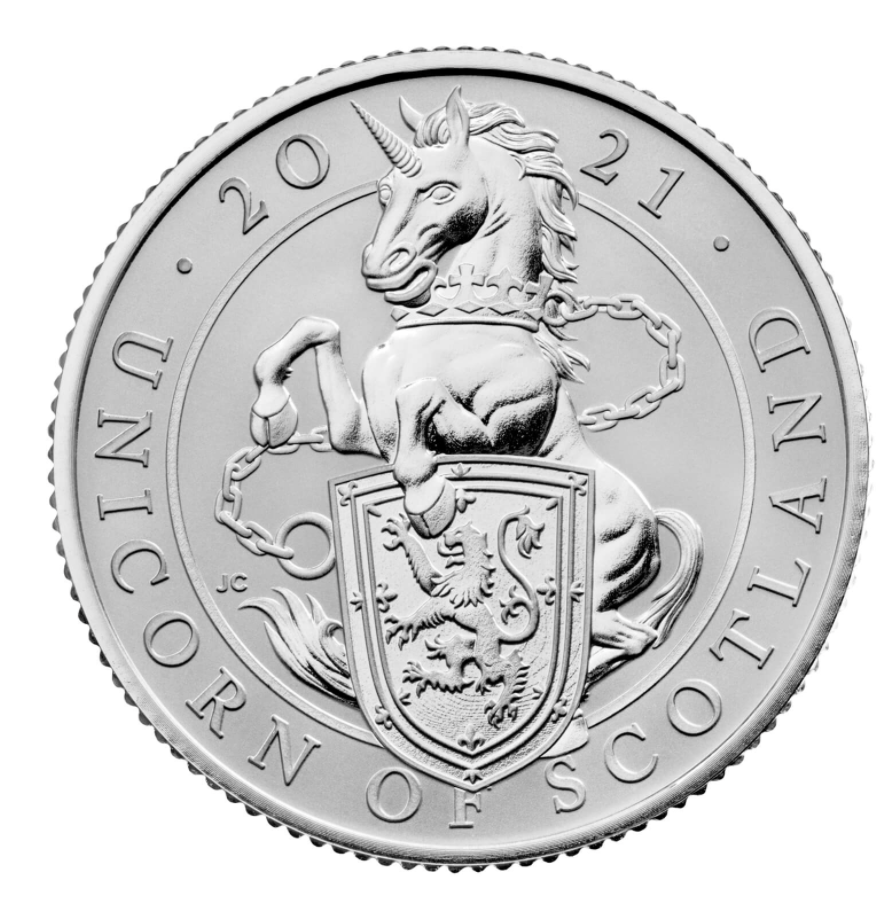 In Stock - Queen’s Beast 2021 UK Quarter-Ounce Silver Proof 10 (Ten) Coin Set